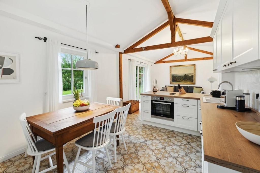 Idylisches Cottage Mit Reh Worthsee Zewnętrze zdjęcie