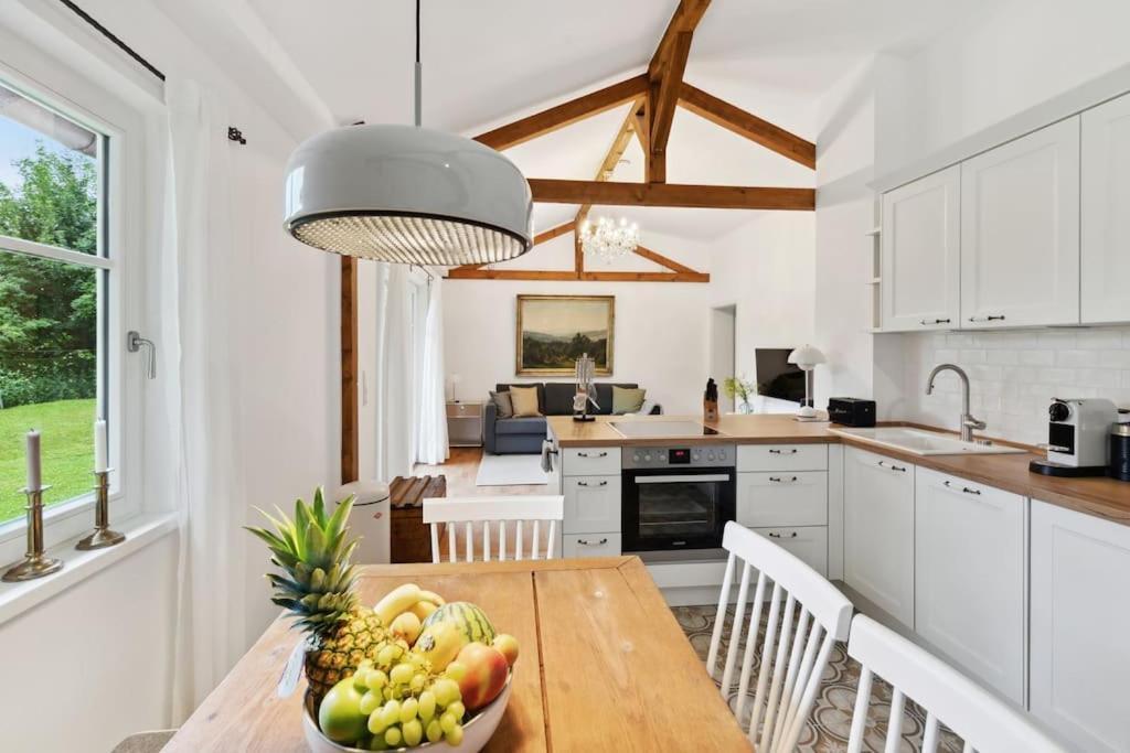 Idylisches Cottage Mit Reh Worthsee Zewnętrze zdjęcie